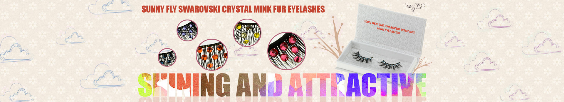 Fabhraí Crystal Mink Fur Swarovski MS18